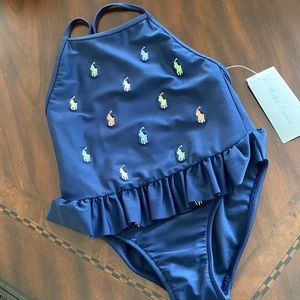 Ralph Lauren, girls infant swimsuit, size 24 months, NWT